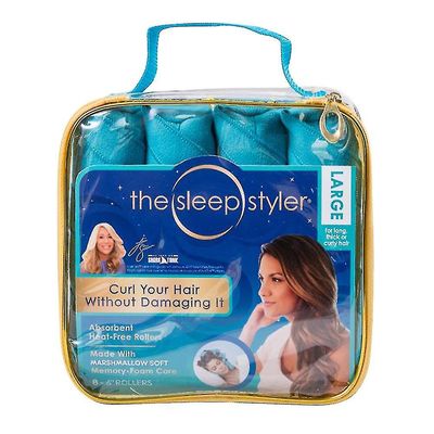 8 stk Sleep Styler Twist Frisør Svamp Curlers Roller Soft