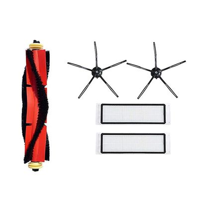 5 Sæt reservedele kompatible til Xiaomi Roborock S5 Max S6 S60 S5 S50 T6 Mop Sorte S