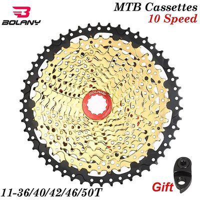 Bolany Mtb Mountain Bicycle Svinghjul 10 Hastighed 36t 40t 42t 46t 50t Cykel Kassetter Sproket 10v For Shimano Hg Freewheel MULTI