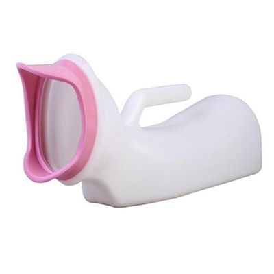 1000 ml roisketiivis virtsapullo naisille kahvalla, kirkas asteikko, yökäyttö, helppoliikkuva pissapullo