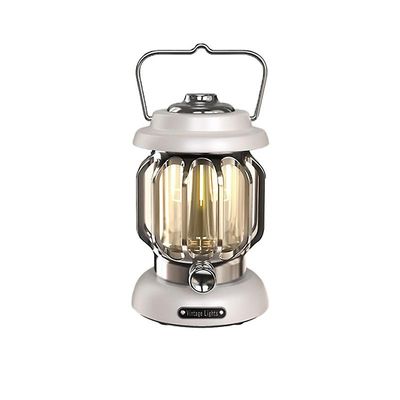 Yunshu LED vandtæt USB-drevet campinglanterne, 2 lystilstande Hvid
