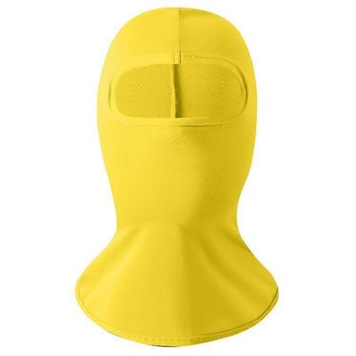 Kesä UV-suoja kypärämyssy lapsille hengittävä jääsilkki ulkona pyöräilyn kasvonaamio Keltainen
