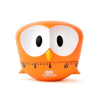 Big Eye Eagle Mekanisk Timer, Køkken Tid Påmindelse orange