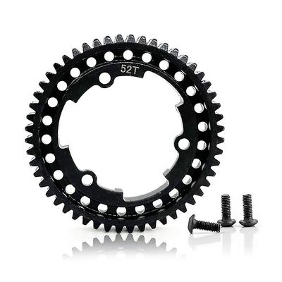 Steel Metal 52T Spur 6449 Yhteensopiva 1/5 6s 8S 1/7 Xo-1 1/10 E- 2.0 Vxl Uuden Maxx RC -auton päivitysosien kanssa