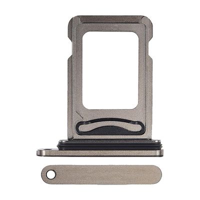 iPhone 15 Pro / 15 Pro Max - Dobbel svart SIM-kortskuff | iParts4U
