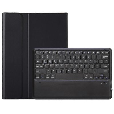 AM26 Lenovo Tab P12 erittäin ohut nahkainen tablet-jalustan kansi + Bluetooth-näppäimistö Monivärinen Black