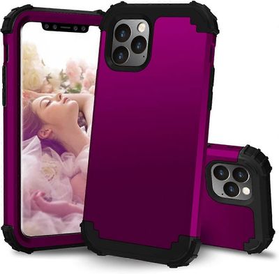 Ubiuo iPhone 11 Pro Max -kotelo, liangnv [raskas] pudotussuoja kova PC pehmeä silikoni Combo Hybrid Impact Defender koko kehon naarmuuntumaton kote...