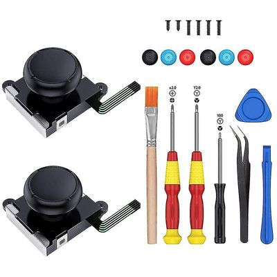 3D Joycon -joystick, Nintendo Switchille, sisältää kolmisiipisen, ruuvimeisselin