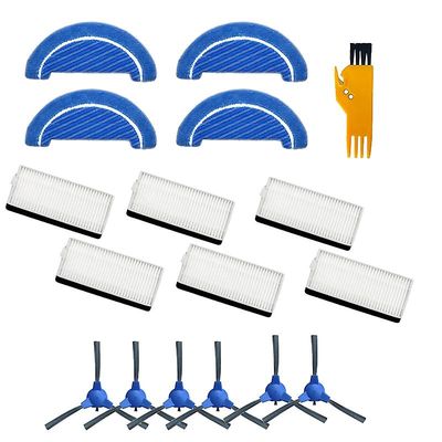Robot Side Børster Lever Filter Moppe Klud Til Conga 1090 Robot Dele Tilbehør Udskiftning Kit