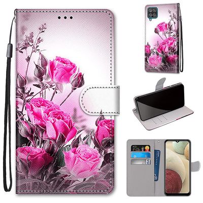 Foxdock Etui til Samsung Galaxy M12 Pink Rose Mobile Cover