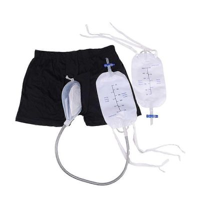 Virtsapussi, kannettava puettava kokoelma pissapussi miehille Pisuaarijärjestelmä keräyspussilla Kannettava tiivis jalkapidike vanhuksille