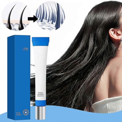 Scalpy Hair Growth -seerumi hiustenlähtöön ja ohenemiseen | Äitienpäivälahjat äidille | Päänahan hierontalaite salisyylihapolla, mentolilla 3pcs