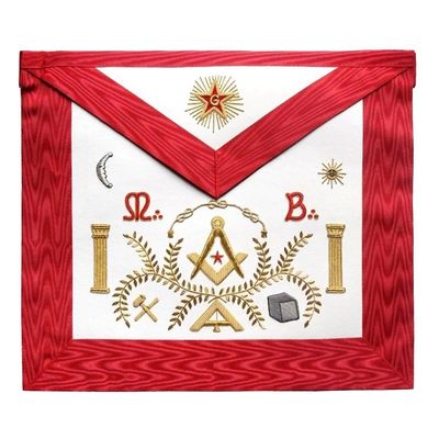 Bricks Masons Masonic skotske rite forklæde - aasr - master mason - sten akacie kolonner