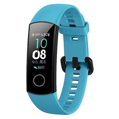 AIR Tilsluttet Silikone udskiftning rem til Huawei Honor Band 4 blå