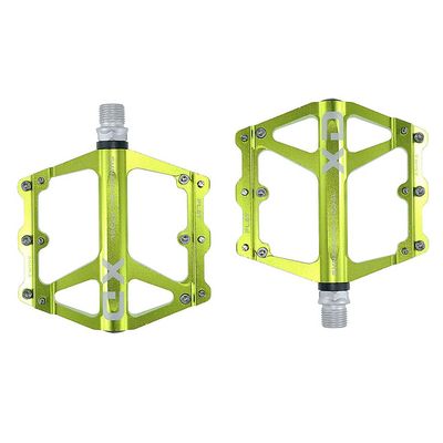 Brede lette mountainbike pedaler Universal til Mtb landevejscykel Grøn