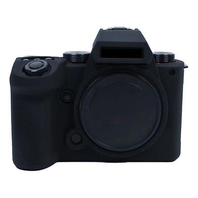 Kamera Anti-riper silikonhylseveske til Panasonic Lumix S5 II, deksel til fallbeskyttelse Svart
