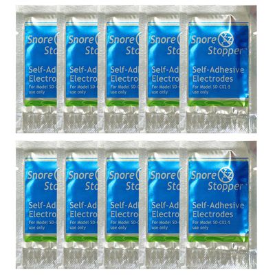10 kpl itseliimautuvia elektrodeja, vaihtotyyny älykkääseen kuorsauksenestolaitteeseen, infrapunasäteilytunnistimeen 10pcs