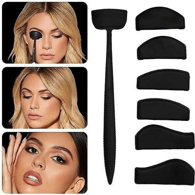 Mikasa Fold Line Kit Øjenskygge Applikator Silicone Eyeshadow Stempel Krølle Tool