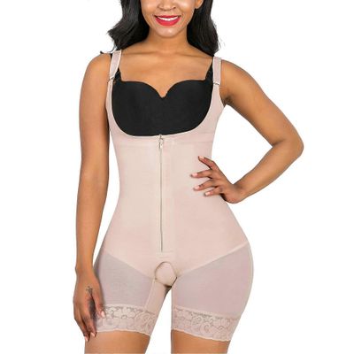 Fajas Colombianas Naiset Vyötärö Kouluttaja Vartalonmuotoilija Korsetti Korjaava laihdutus Alusvaatteet Bodysuit Tuppi Vatsan hallinta Muotoiluvaat...