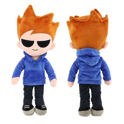 Htclv 38cm Tom Eddsworld plysj Tord Eddsworld Doll Cartoon Anime Character Doll Soft Kids Toy Boys bursdagsgave