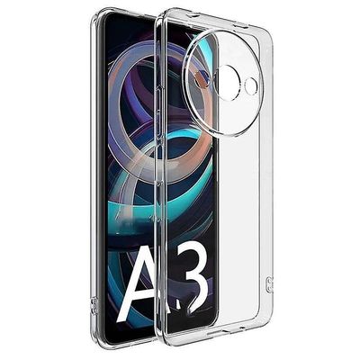 TechSolz Xiaomi Redmi A3 4G - Gjennomsiktig slank myk veske