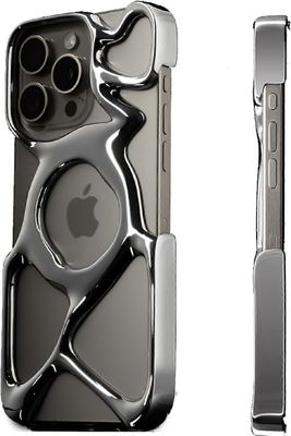 Unbrand Tyhjyys puhelinkotelo iPhone 15/15 Pro / 15 Pro Max -kotelolle, yhteensopiva MagSafe, 22g kevyt, lämmöntuotto, runsaasti suojaa Hopea For i...