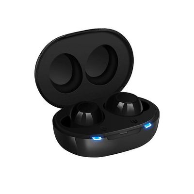 Uusi ladattava hiljainen laajataajuinen yhden napsautuksen käyttö korvansisäiset kuurot kuulokojeet älykäs kuulolaite, jossa on latauslaatikko black