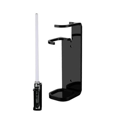 Valomiekka seinäkiinnitysjalusta Kevyt saber-näyttöteline seinäpidike mukana ruuvit Laitteistot, jotka ovat yhteensopivia useimpien kanssa Musta