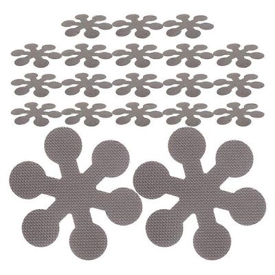 Kylpyammeen liukumattomat tarrat Liukumattomat suihkutarrat Liima kylpyammeeseen ja suihkuun harmaa 8.00X8.00X0.10CM 20kpl