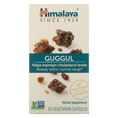 Himalaya, Guggul, 60 Vegetariske Kapsler