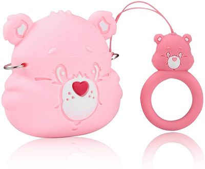 AIR Nuttetui til AirPod 2/1 (Pink Rainbow Bear)