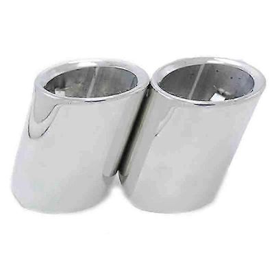 Superior 2kpl äänenvaimentimen kärki ruostumattomasta teräksestä valmistettu putken suojus BMW 5-sarja 520i 523i 525i F10 F11 F07 E12 E28 E34 E39 E...