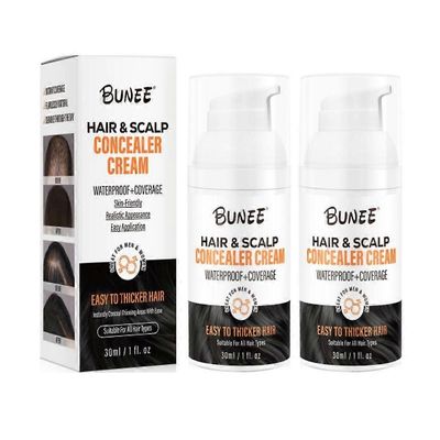 Hairfillup hiuksia peittävä kynä, vedenpitävä peitevoide miehille, Root Coverage Fuller Cream, Hair & Scalp Concealer Cream, Hienkestävä Hairline S...