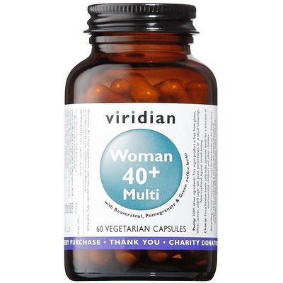 Viridian naiset 40 + monivitamiini VEG Caps 60 (109)