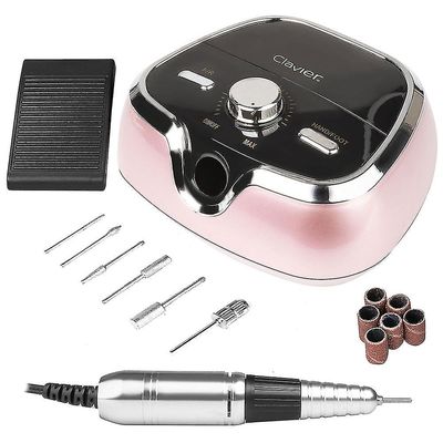 Fx 800 Elektrisk Nail Drill Manikyr Machine Profesjonell Freser For Nail Art Tool 65w/35000rpm Nail Gel Polisher Rose gull