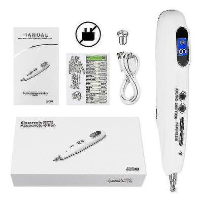 Elektroninen laserakupunktiokynä USB-sähköhoito -SJL Tw Myyntipakkauksessa mukana