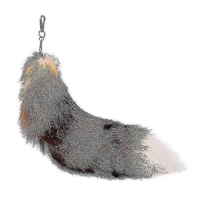 Kettuhäntäriipus n. 40 cm Eläimen häntä Erittäin suuri avaimenperä Turkislaukku Riipus Autoantenni Turkis Riipus Ketunhäntä Decoration_llk13