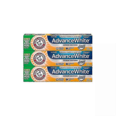 Arm & Hammer Advance White Extreme Whitening -hammastahnapakkaus, 3 kpl