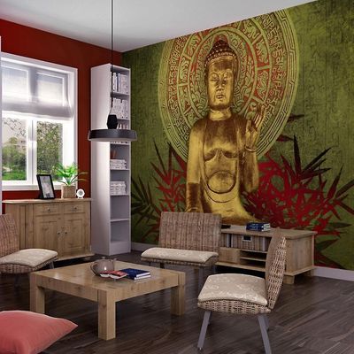 IlyDecor Carta da parati - Buddha dorato 400x309