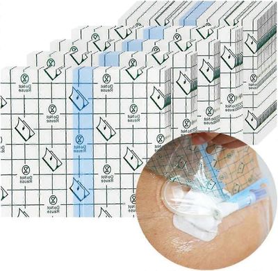 100 kpl vedenpitävä suihkukansi suojaa dialyysiporttia picc line kemoterapian syöttöputki g-putki