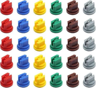 Suihkusuuttimen kärki Valikoima sarjaa, ruiskutussuihkusuuttimet 110 asteen litteä tuulettimen muoto Korkeapainetuulettimen muotoinen sumutussuutin...