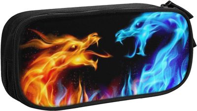 Kerota Jää- ja tulilohikäärmeet Suuri kynäpussi, jossa on 2 osastoa Pen Pen -kotelo Lyijykynäpussi Järjestäjä tytöille Pojat Opiskelijakoulun toimi...