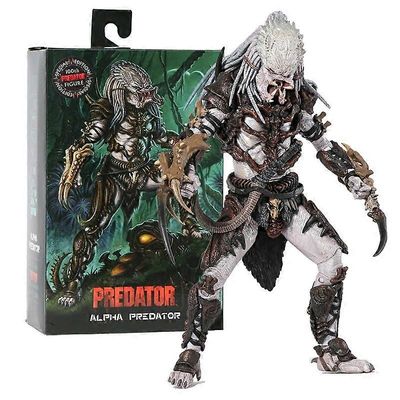 Redkid NECA Ultimate Alpha Predator 100th Special Edition 7" Action Figure Joint Movable Model lelu Alpha 23cm laatikko