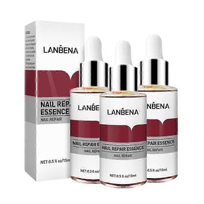 1-3x Nail Repair Essence pienellä viilalla Suojaa kynsien korjauskynsien varpaankynsi 3pcs
