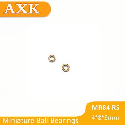 Begrænsede Mr84rs med Abec-3 (10stk) 4 * 8 * 3 mm miniature Mr84-2rs kuglelejer Rs Mr84 2rs med orange forseglet L-840dd