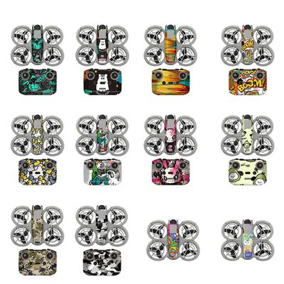 Lichifit Drone tarroja sarja tarra PVC runko kaukosäädin värikäs naarmuuntumaton suojatarra tarvikkeet Drone Skins -tarra DJI NEO: lle 1-vihreä var...