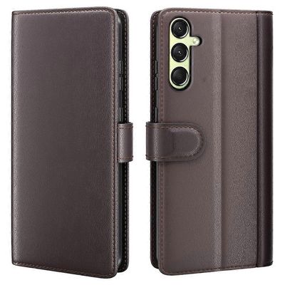 Samsung Galaxy A16 5G / A16 4G -kotelolle aito halkaissunahkainen puhelimen kansi lompakkokorttipaikka Monivärinen Style A