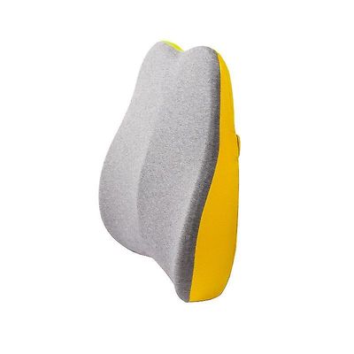 Zhuopai Tilbage Pude Husholdningsprodukter Lænde Support Pillow til kontorstol Tilbage gul