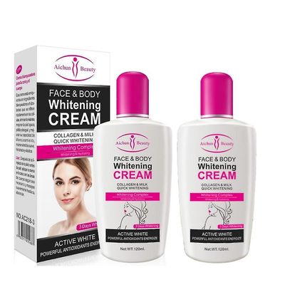 2 stk kollagen melk bleking ansikt kropp krem hud whitening fuktighetsgivende body lotion hud lightening cream 2023 ny