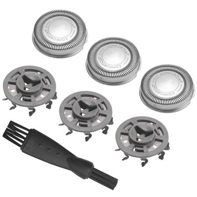 4kpl elektroniset parranajokoneen pään vaihtoterät Philips Norelco SH30 SH50 52 Series 1000 2000 S1020 S1050 S1060 partakoneelle Hopea